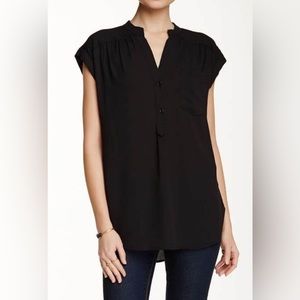 Black Short Sleeve Blouse